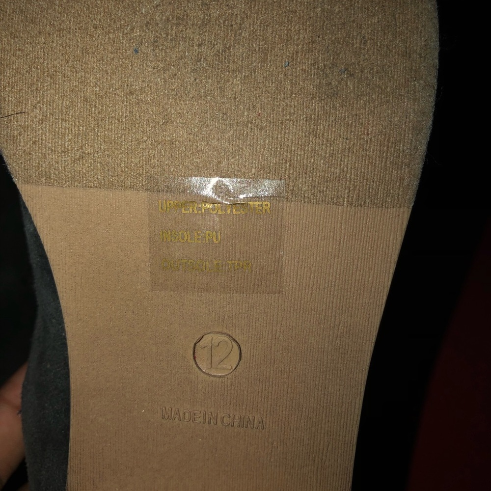 BRAND NEW Grey over the knee boots (literally) !